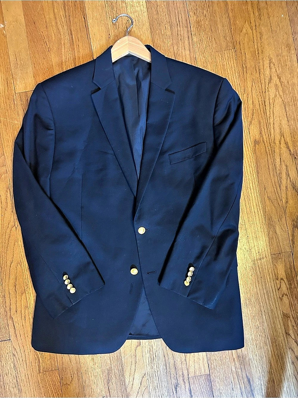 Vintage Lauren Ralph Lauren Men's Blazer Blue Size 46R Like New